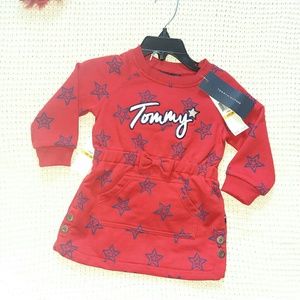 Tommy Hilfiger Dresses - Tommy Hilfiger 12m sweater dress and diaper cover Tommy Hilfiger Dresses - Tommy Hilfiger 12m sweater dress and diaper cover